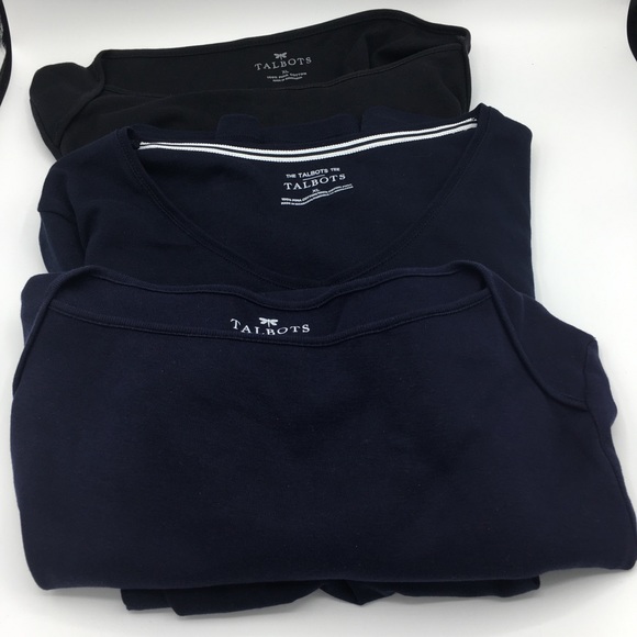 Talbots Tops - Bundle Of 3 Talbots Short Sleeve Basic Tee Size XL